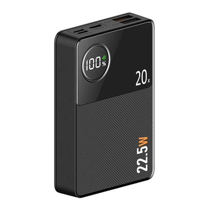CYKE Q8 20000mAh Power Bank Portable Digital Display Phone External Battery Charger