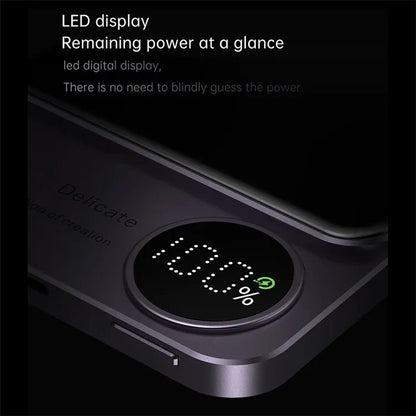 CYKE Q9 Ultra-Thin 15W Magnetic Wireless Charger 10000mAh Power Bank Battery Pack