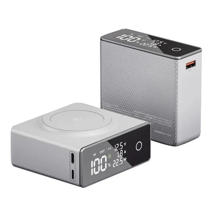 CYKE Q7 20000mAh Power Bank Digital Display 15W Phone Magnetic Wireless Charger