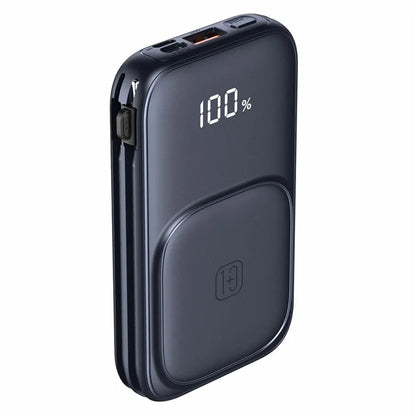 CYKE W1 10000mAh Phone Power Bank Magnetic Wireless Charger with 2 Removable Cables