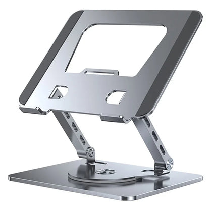YY-J29 Carbon Steel Foldable Laptop Bracket Heat Dissipation Rotatable Notebook Desktop Stand