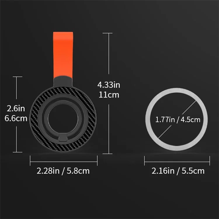 Magnetic Phone Ring Holder Compatible with MagSafe Cell Phone Finger Grip Strap Kickstand