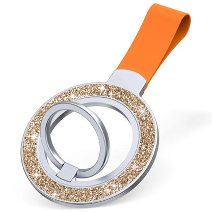Magnetic Phone Ring Holder Glittery Finger Grip Phone Back Kickstand Compatible with MagSafe