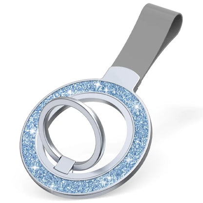 Magnetic Phone Ring Holder Glittery Finger Grip Phone Back Kickstand Compatible with MagSafe