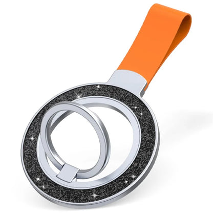 Magnetic Phone Ring Holder Glittery Finger Grip Phone Back Kickstand Compatible with MagSafe