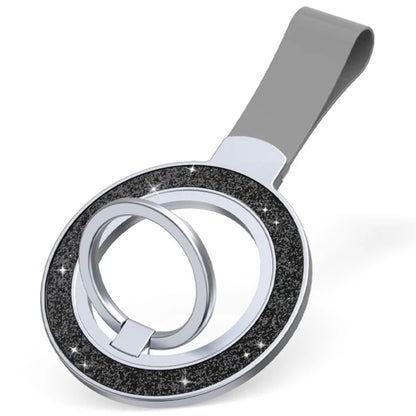 Magnetic Phone Ring Holder Glittery Finger Grip Phone Back Kickstand Compatible with MagSafe