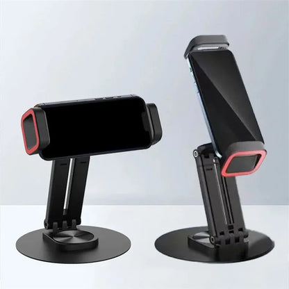 JMARY MK-63 360 Degree Rotating Base Foldable Desktop Stand for Phone / Tablet