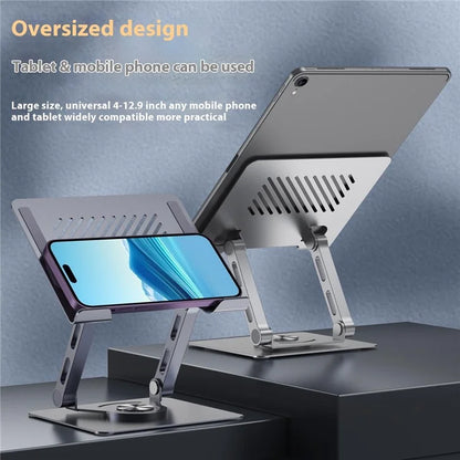 X3 360 Degree Rotating Folding Tablet Holder Heat Dissipation Desktop Phone Bracket