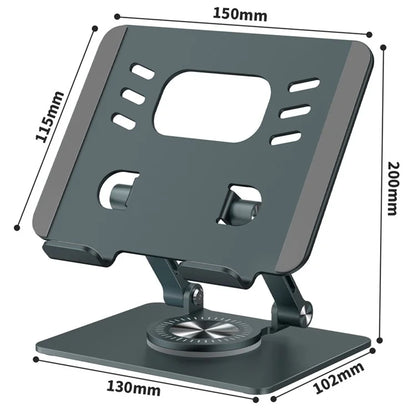 XWJ-2078 360 Degree Rotating Tablet Stand Folding Desktop Bracket with Adjustable Height