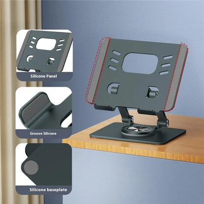 XWJ-2078 360 Degree Rotating Tablet Stand Folding Desktop Bracket with Adjustable Height