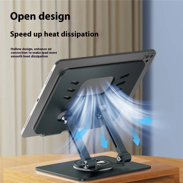 XWJ-2078 360 Degree Rotating Tablet Stand Folding Desktop Bracket with Adjustable Height