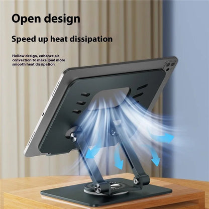 XWJ-2078 360 Degree Rotating Tablet Stand Folding Desktop Bracket with Adjustable Height