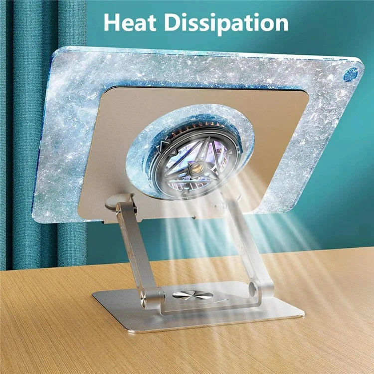 X1 360 Degree Rotating Mobile Phone Stand Foldable Tablet Bracket for Semiconductor Cooler
