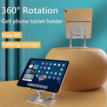 X1 360 Degree Rotating Mobile Phone Stand Foldable Tablet Bracket for Semiconductor Cooler