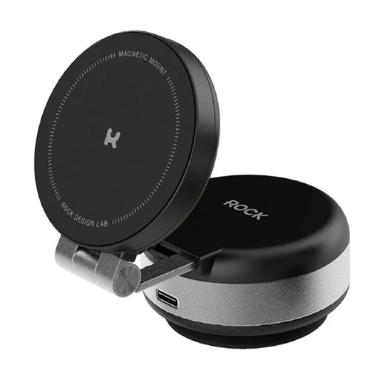 ROCK Q16 Electric Suction Cup Magnetic Phone Holder Portable Phone Stand