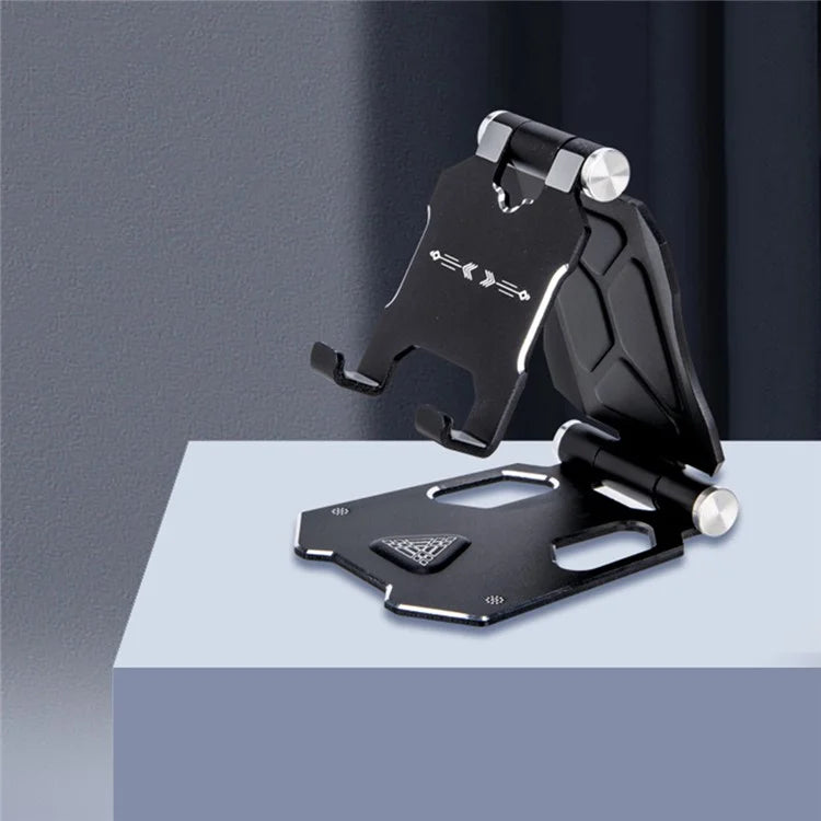 G52 Small Size Folding Phone Stand Aluminum Alloy Adjustable Desktop Cellphone Bracket
