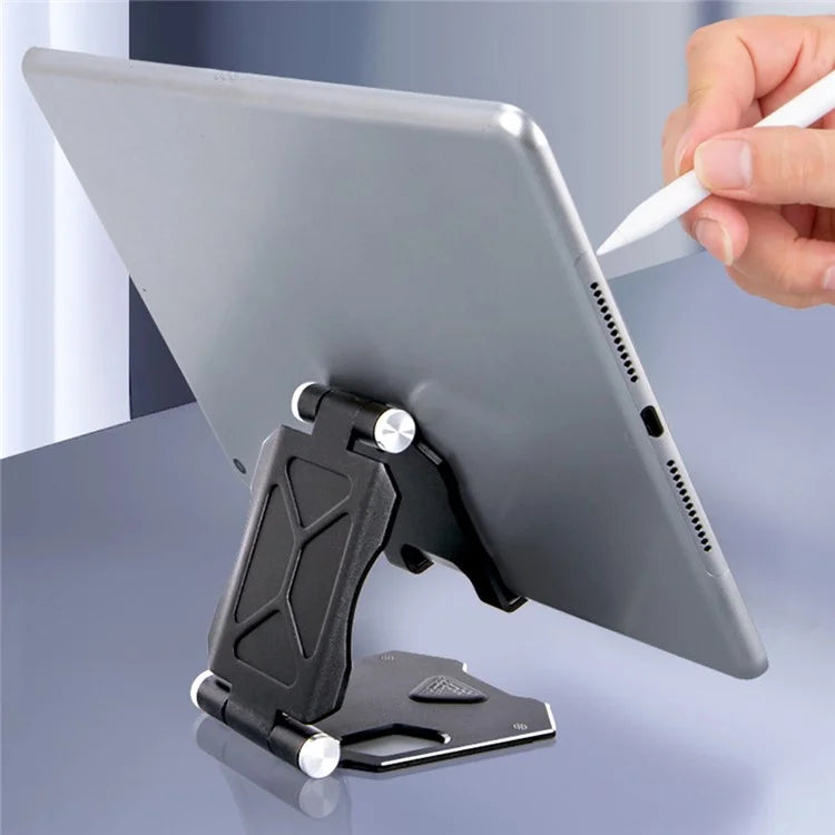 G52 Small Size Folding Phone Stand Aluminum Alloy Adjustable Desktop Cellphone Bracket
