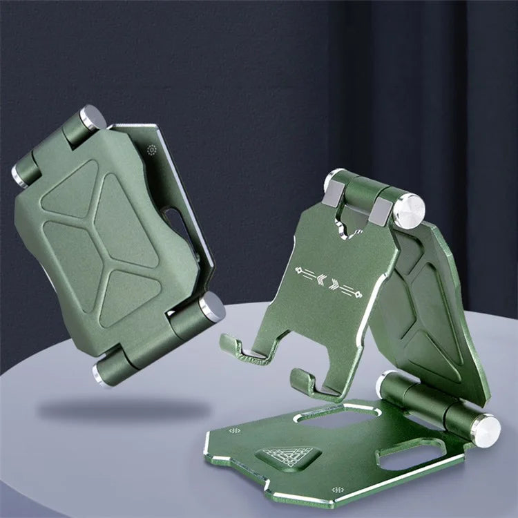 G55 Large Size Foldable Phone Holder Aluminum Alloy Angle Adjustable Cellphone Stand