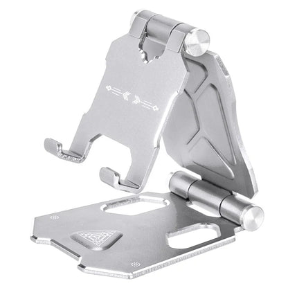G55 Large Size Foldable Phone Holder Aluminum Alloy Angle Adjustable Cellphone Stand
