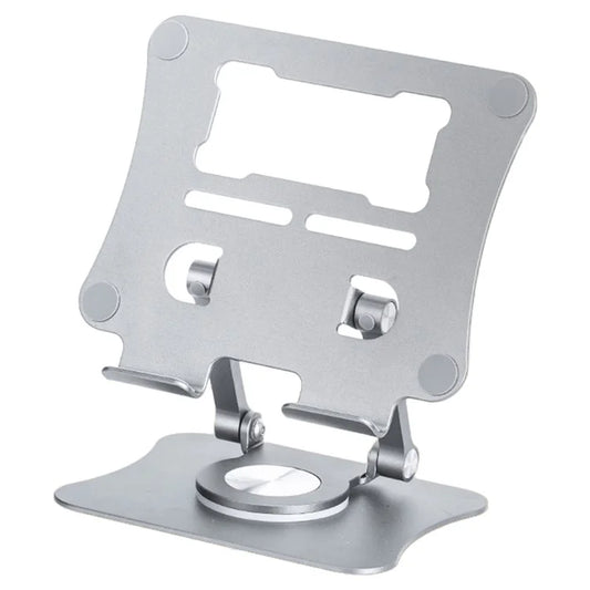 G68 Desktop Foldable Phone Tablet Stand Aluminum Alloy 360-Degree Rotating Tablet Holder