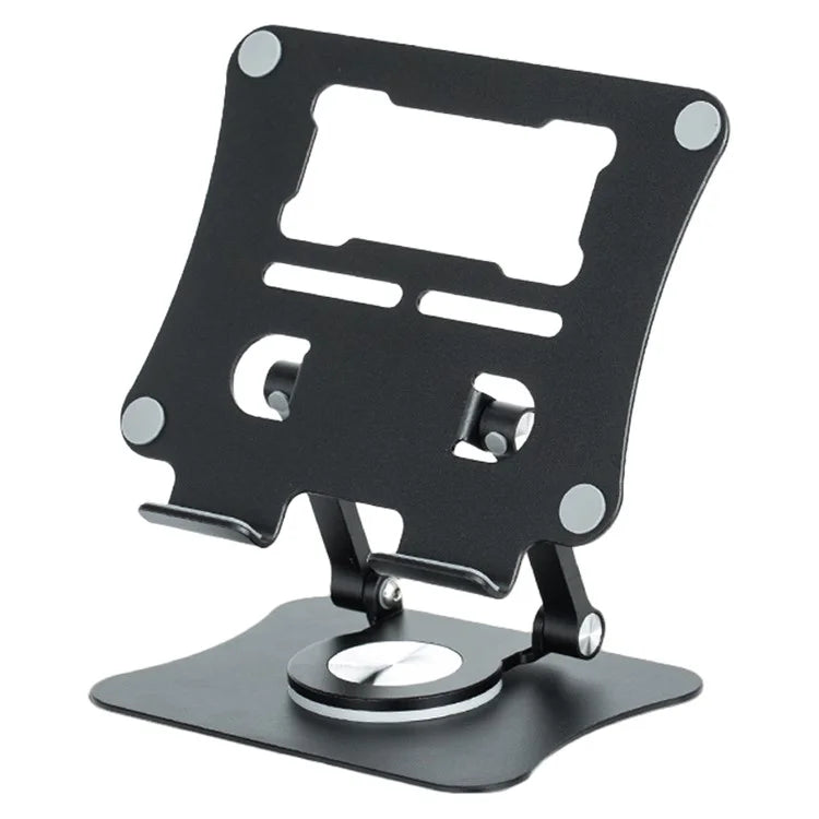 G68 Desktop Foldable Phone Tablet Stand Aluminum Alloy 360-Degree Rotating Tablet Holder