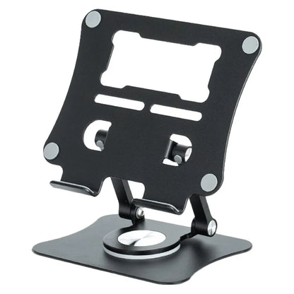 G68 Desktop Foldable Phone Tablet Stand Aluminum Alloy 360-Degree Rotating Tablet Holder