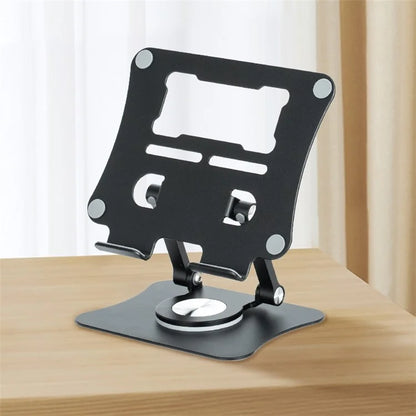 G68 Desktop Foldable Phone Tablet Stand Aluminum Alloy 360-Degree Rotating Tablet Holder