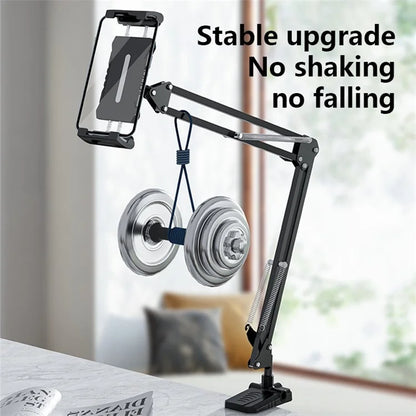 L006B+M012 Cantilever Desk Bracket Stand Universal Mobile Phone Tablet Holder