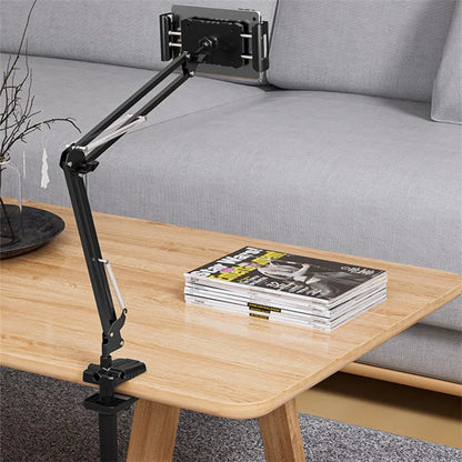 L006B+M012 Cantilever Desk Bracket Stand Universal Mobile Phone Tablet Holder