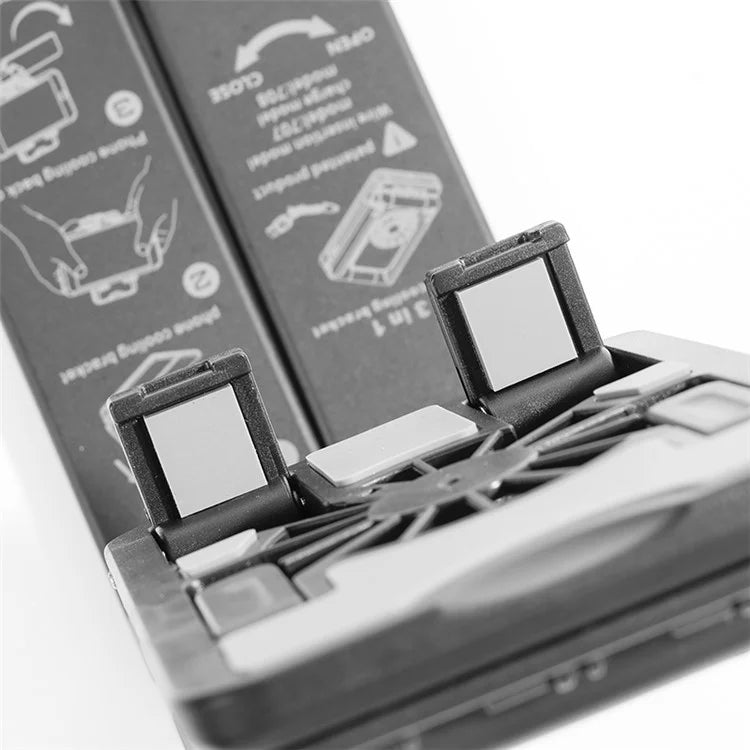 707 Cellphone Desktop Holder Mount Phone Cooler Vlogging Selfie Phone Clip Convenient for Charging