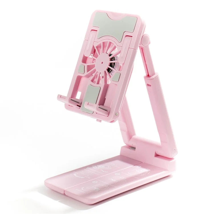 707 Cellphone Desktop Holder Mount Phone Cooler Vlogging Selfie Phone Clip Convenient for Charging