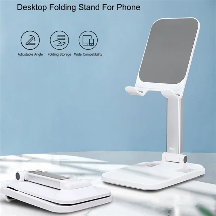 DEVIA Phone Stand Adjustable Foldable Desktop Phone Holder Tablets Cradle Dock