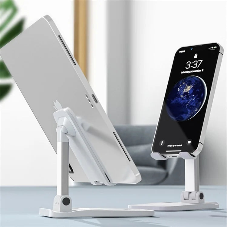DEVIA Phone Stand Adjustable Foldable Desktop Phone Holder Tablets Cradle Dock