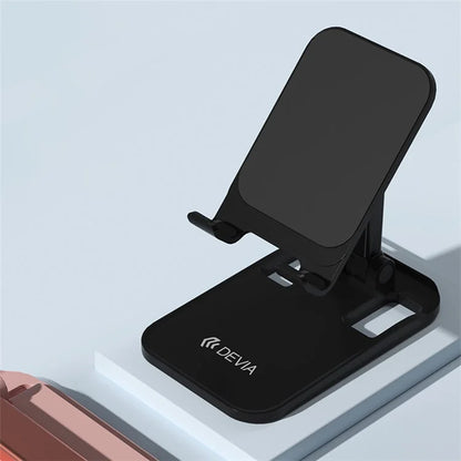 DEVIA Phone Stand Adjustable Foldable Desktop Phone Holder Tablets Cradle Dock