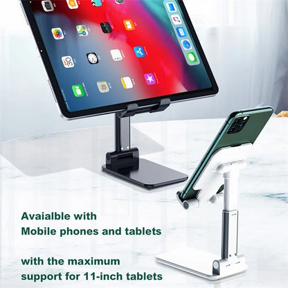 DEVIA ES054 Foldable Phone Stand Height Adjustable Cell Phone Holder Desktop Dock