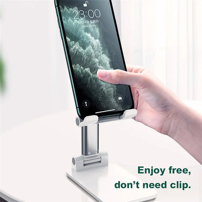 DEVIA ES054 Foldable Phone Stand Height Adjustable Cell Phone Holder Desktop Dock