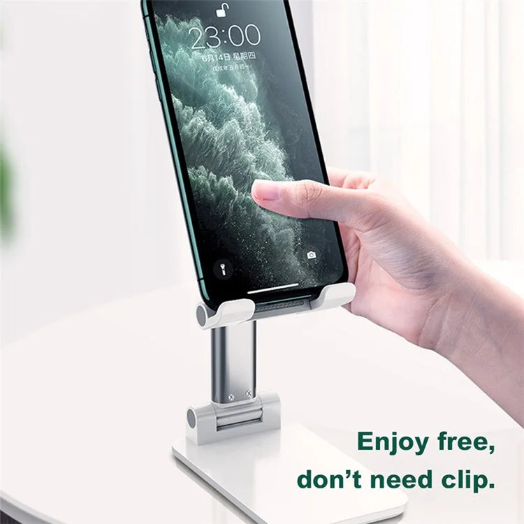 DEVIA ES054 Foldable Phone Stand Height Adjustable Cell Phone Holder Desktop Dock