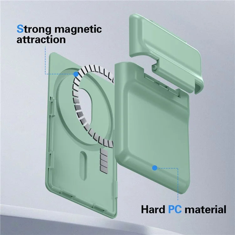 For iPhone 12-15 Series Magnetic Card Holder with Kickstand Compatible with MagSafe