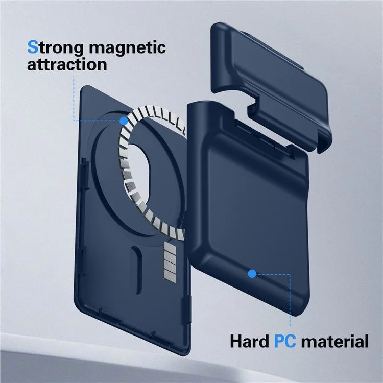 For iPhone 12-15 Series Magnetic Card Holder with Kickstand Compatible with MagSafe