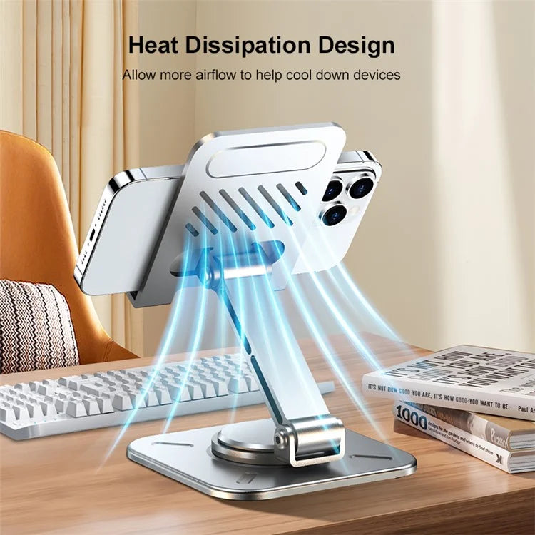 XUNDD XDHO-027 Phone Holder Rotation Foldable Desktop Tablet Stand