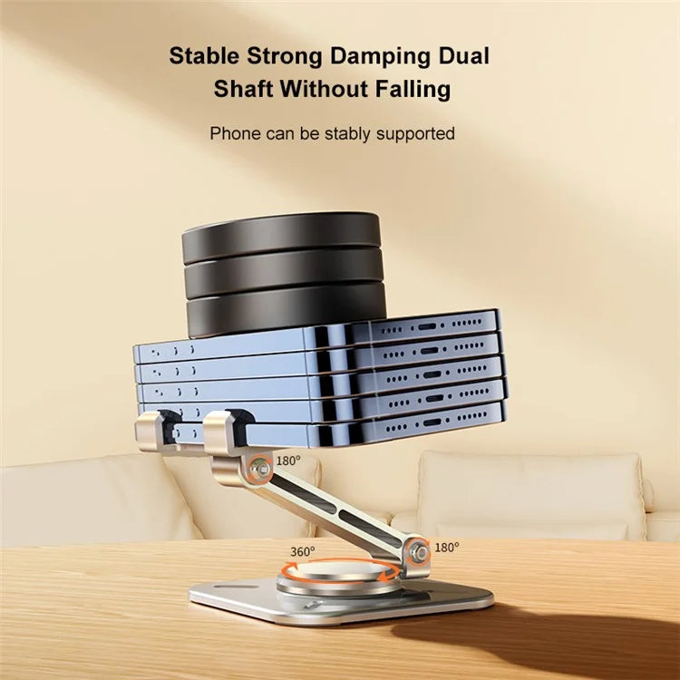 XUNDD XDHO-027 Phone Holder Rotation Foldable Desktop Tablet Stand