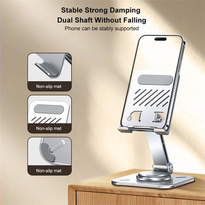 XUNDD XDHO-027 Phone Holder Rotation Foldable Desktop Tablet Stand