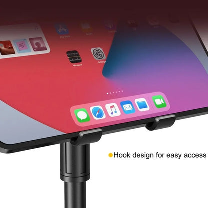 Y15 Universal Lazy Phone Stand with Dual Slots, Height Adjustable Tablet Holder