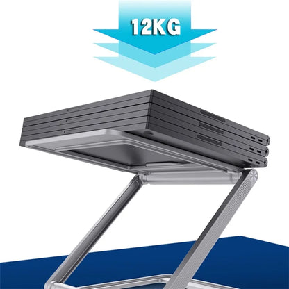 TTZ Dual-Layer Folding Portable Cooling Desktop Laptop Stand