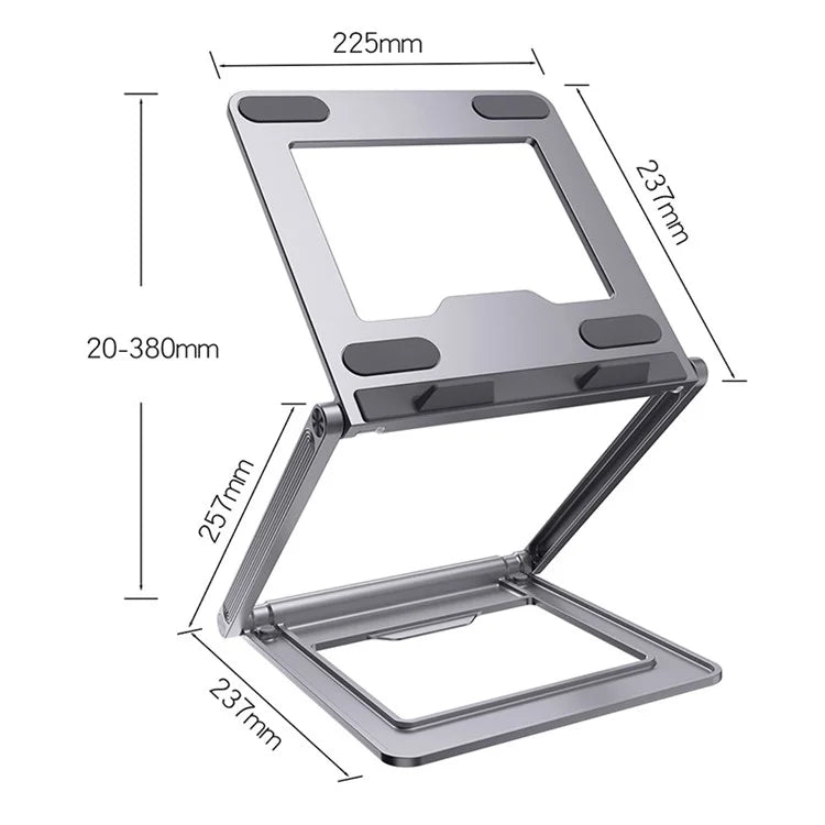 TTZ Dual-Layer Folding Portable Cooling Desktop Laptop Stand