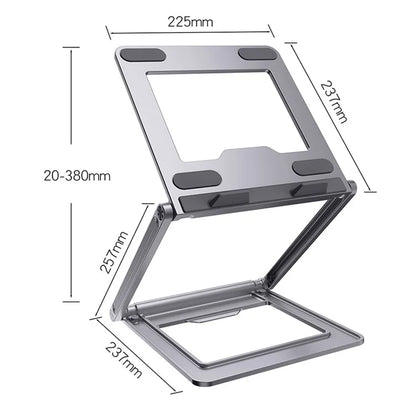 TTZ Dual-Layer Folding Portable Cooling Desktop Laptop Stand