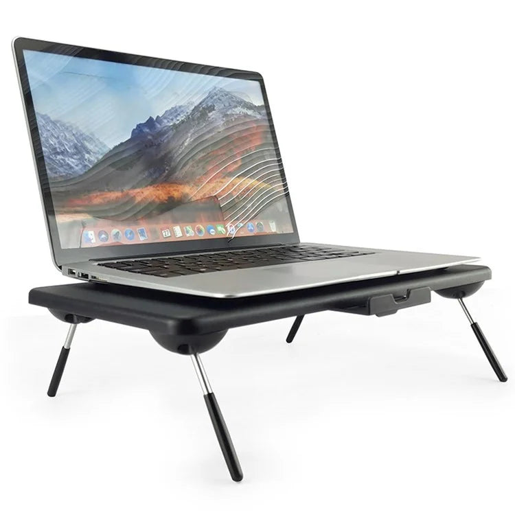 TT4M MDF+PVC Computer Monitor Riser Adjustable Desktop Stand Laptop Base