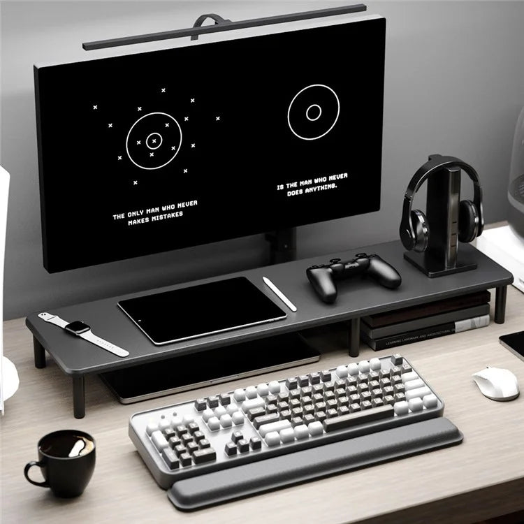 ST79 MDF Board Lengthen Computer Monitor Desktop Stand Heighten Base