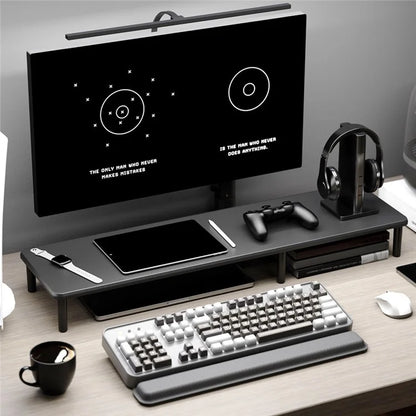 ST79 MDF Board Lengthen Computer Monitor Desktop Stand Heighten Base