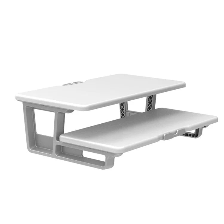 SP 2 Layer Wooden Computer Monitor Laptop Heighten Stand Desktop Storage Rack